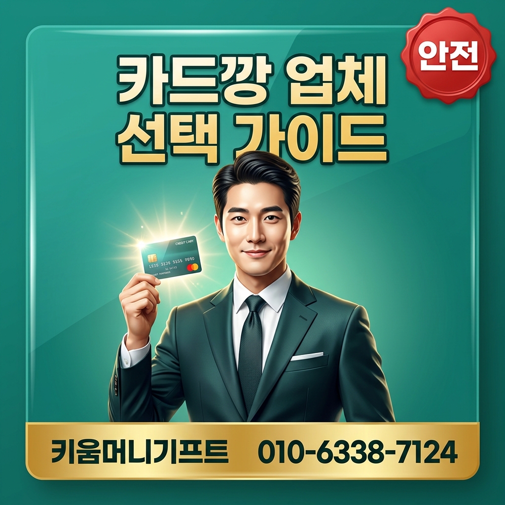 카드깡 업체 선택 시 꼭 확인해야 할 5가지 기준