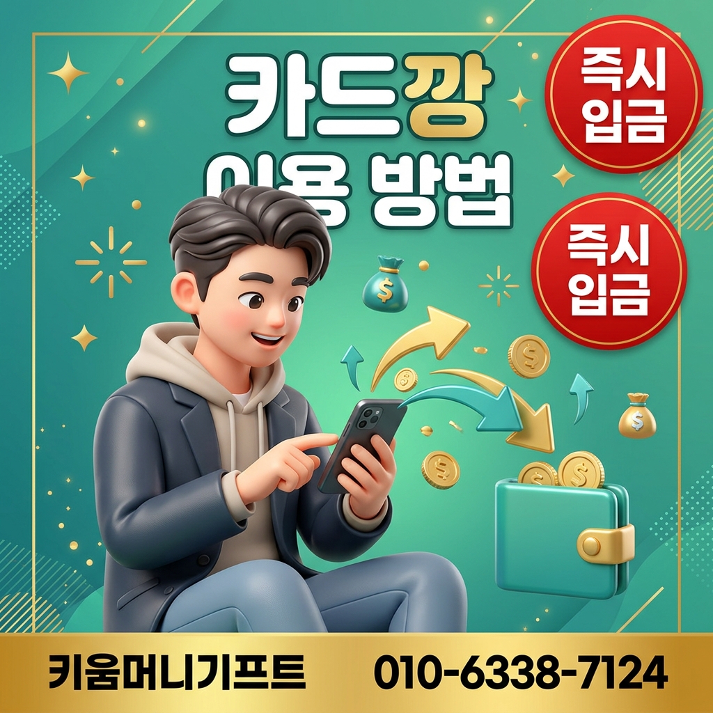 카드깡 이용 방법 완벽 가이드 — 신청부터 입금까지