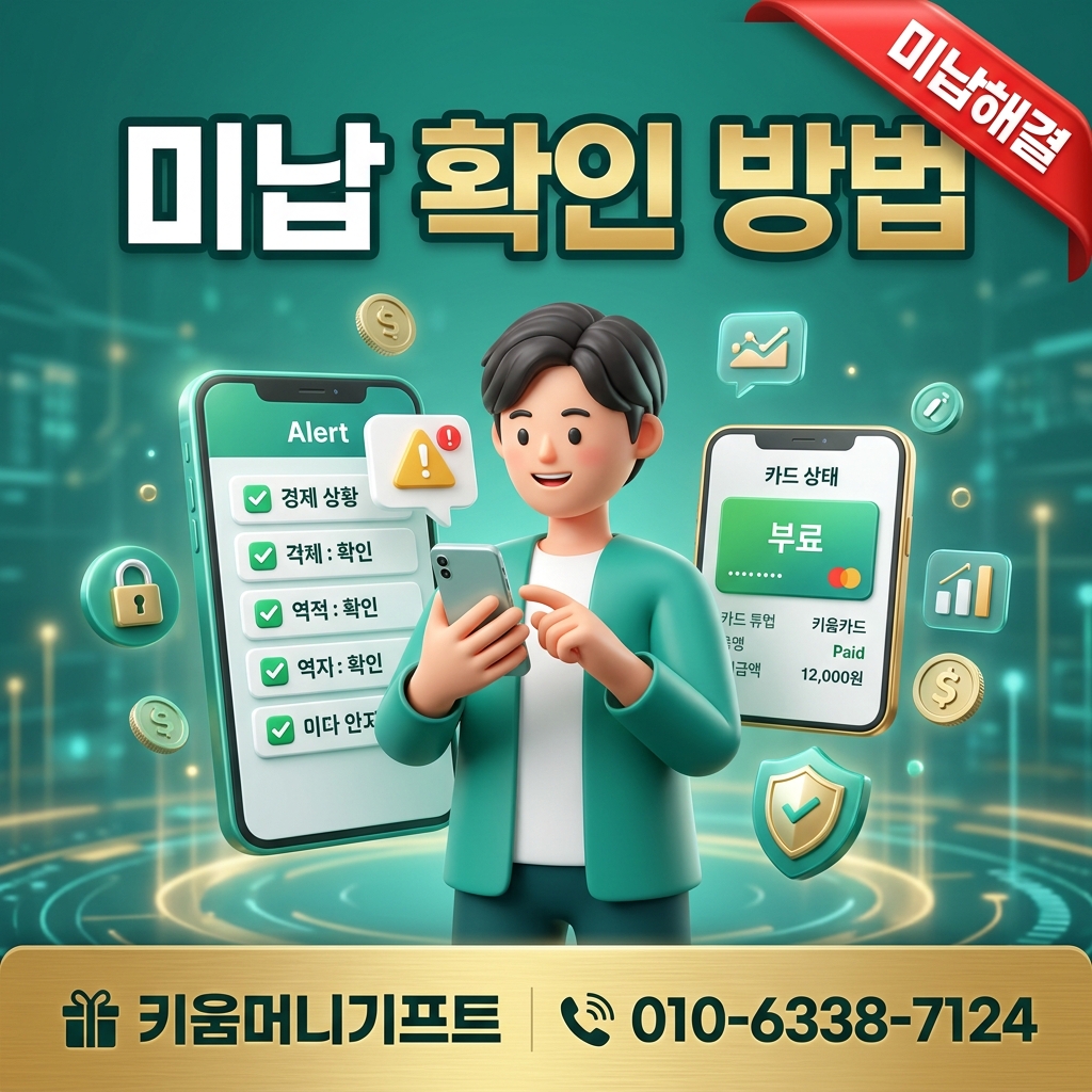 카드깡 미납 여부 확인 방법 & 해결 절차