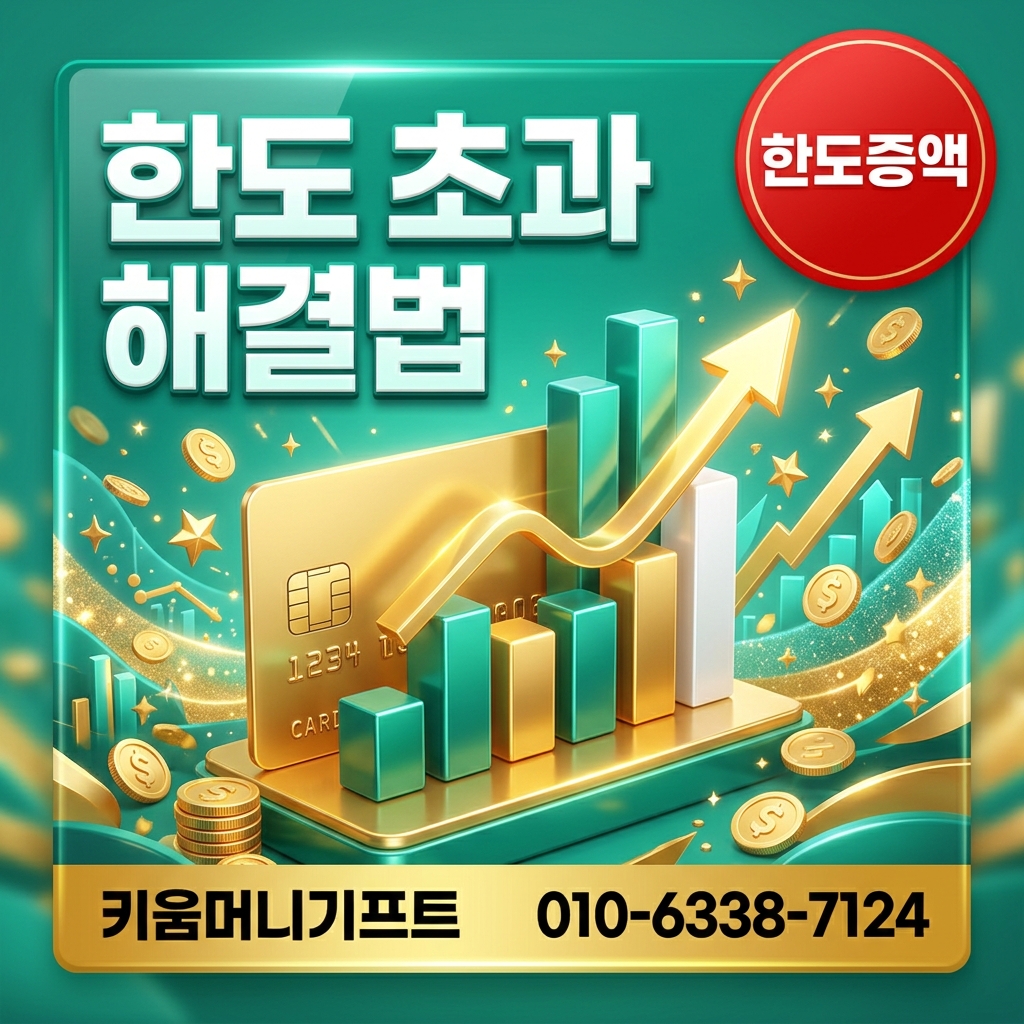 카드깡 한도 초과 시 해결법 & 한도 늘리는 방법